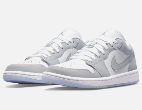 Air Jordan 1 Low Wmns White Wolf Grey