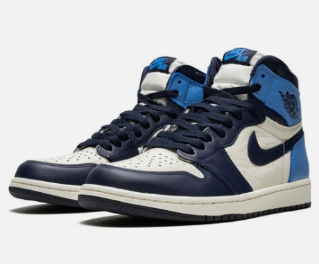 Air Jordan 1 Retro High OG 'Obsidian' UNC