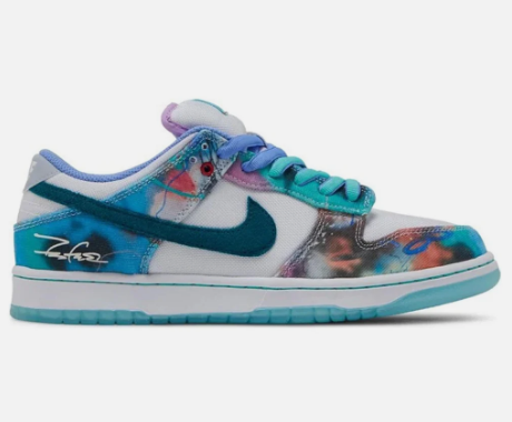 Futura Laboratories x Nike Dunk SB Low 'Bleached Aqua'