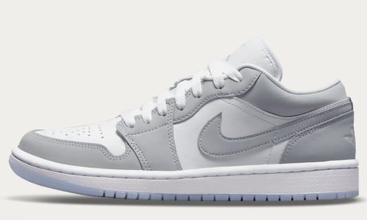 Air Jordan 1 Low Wmns White Wolf Grey