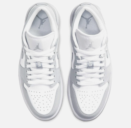 Air Jordan 1 Low Wmns White Wolf Grey