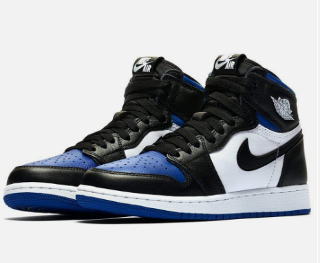 Air Jordan 1 Retro High OG GS Royal Toe