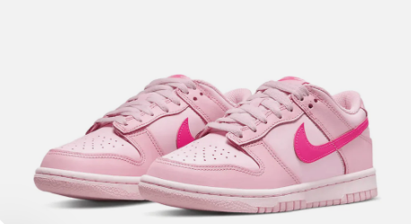 Nike Dunk Low GS 'Triple Pink'