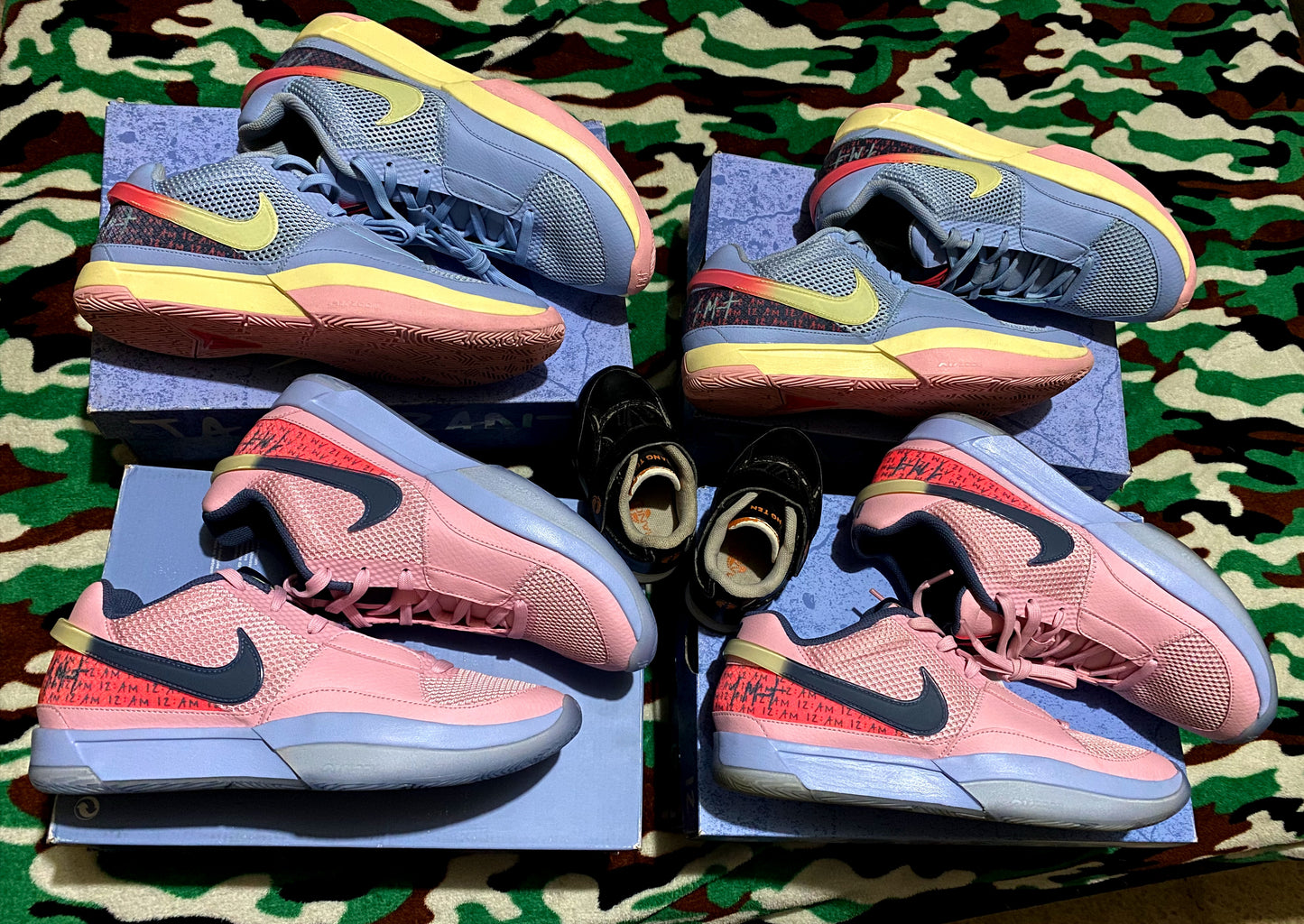 Ja 1 Day one and Sof Pink